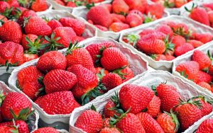 Reife Erdbeeren